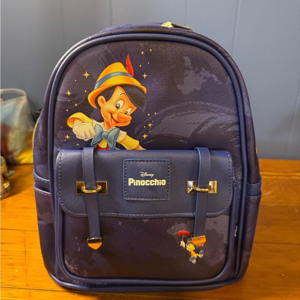 Disney Pinocchio backpack.